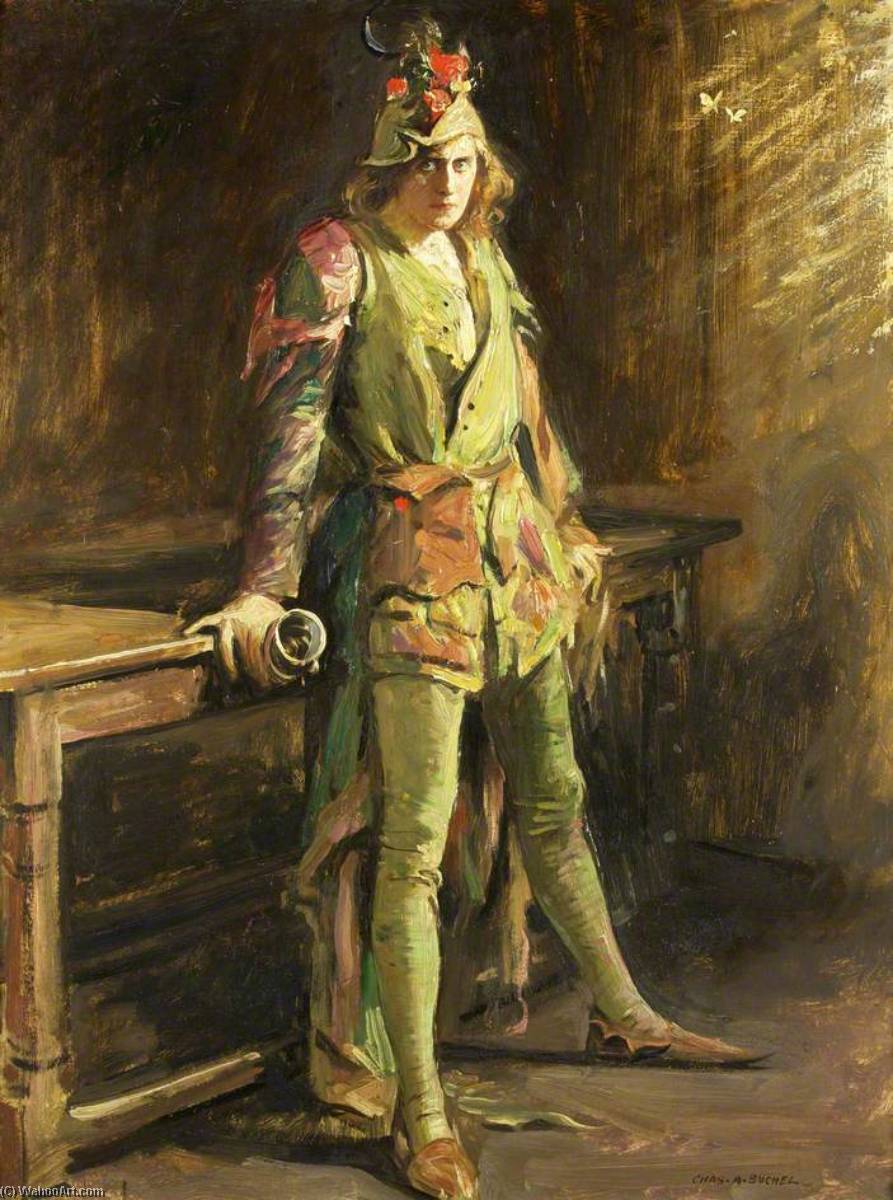 Compra Riproduzioni D'arte Del Museo Herbert Beerbohm Albero come Gringoire in `The Ballad Monger `, 1912 di Charles A Buchel (1872-1950) | ArtsDot.com