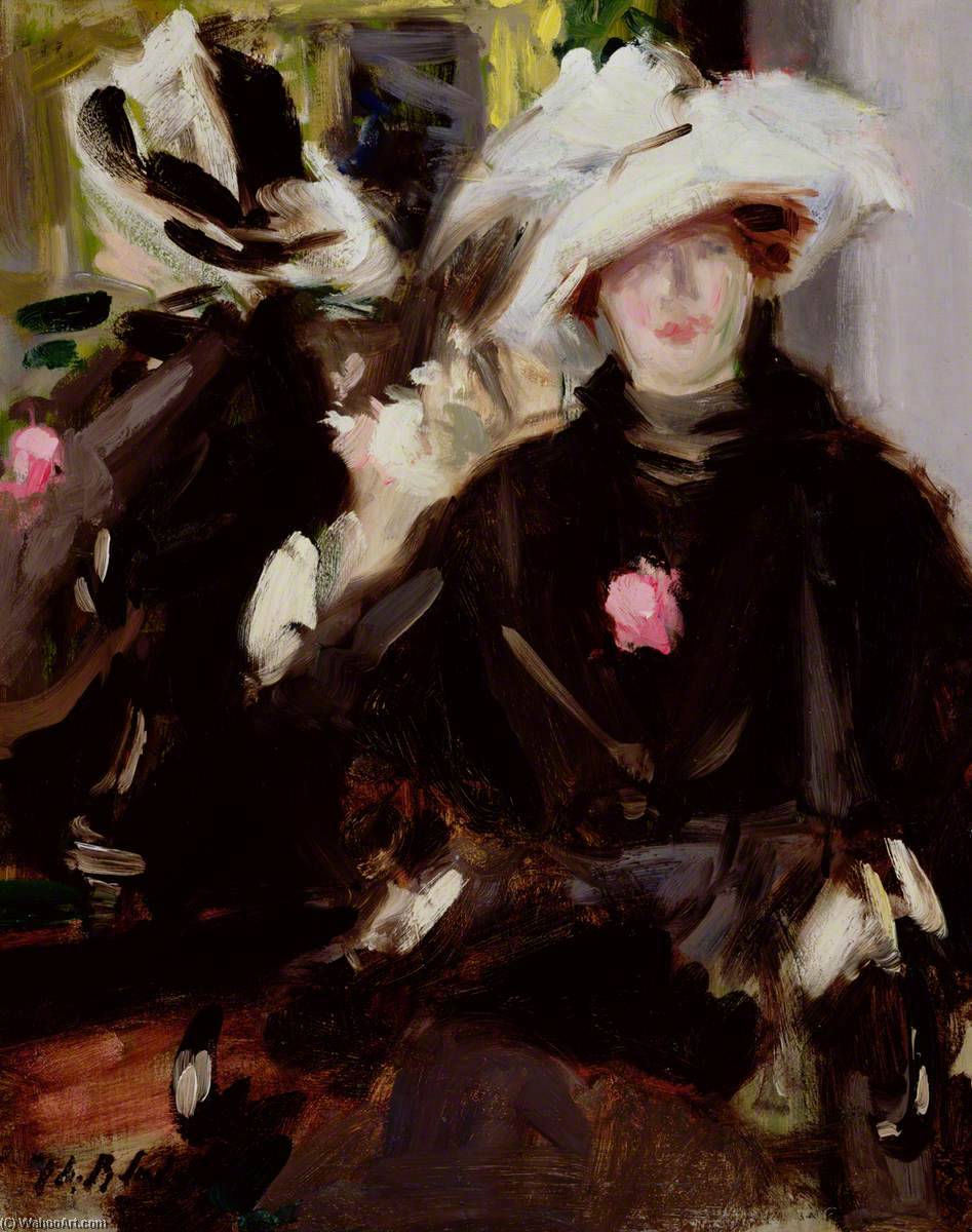 Compra Riproduzioni D'arte Del Museo Il cappello piumato, 1915 di Francis Campbell Boileau Cadell | ArtsDot.com