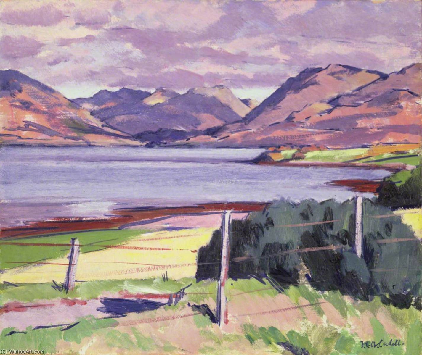 Buy Museum Art Reproductions Loch Creran, Argyll by Francis Campbell Boileau Cadell | ArtsDot.com