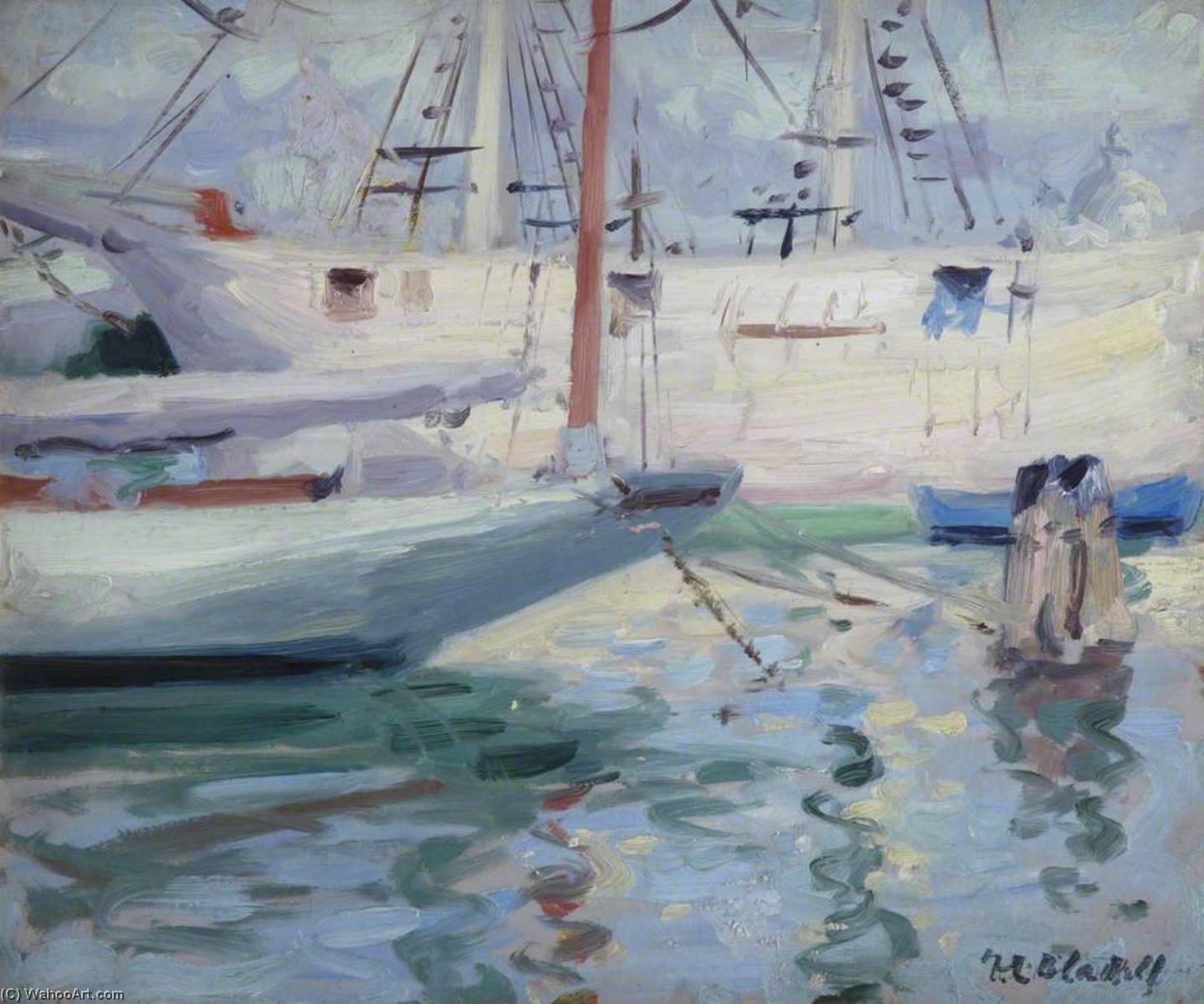 Order Art Reproductions Boats, Venice by Francis Campbell Boileau Cadell | ArtsDot.com