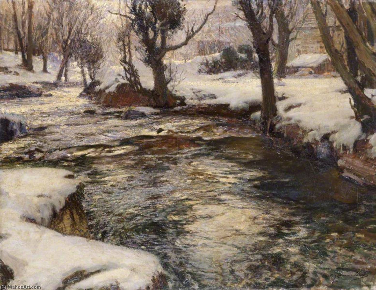 Order Art Reproductions Winter in the West, 1915 by Samuel John Lamorna Birch (Inspired By) (1869-1955, United Kingdom) | ArtsDot.com