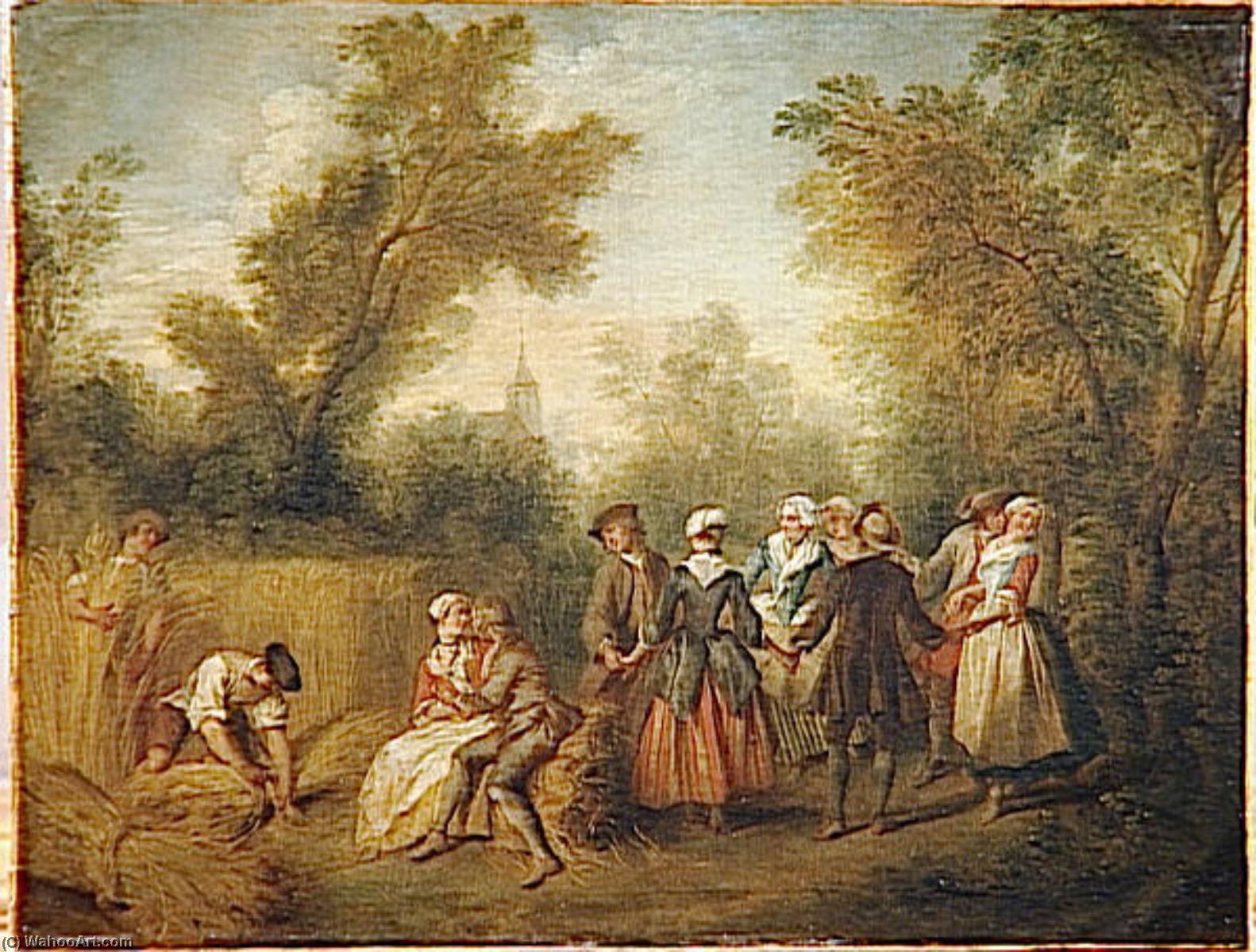 Order Oil Painting Replica L`ETE by Nicolas Lancret (1690-1743, France) | ArtsDot.com