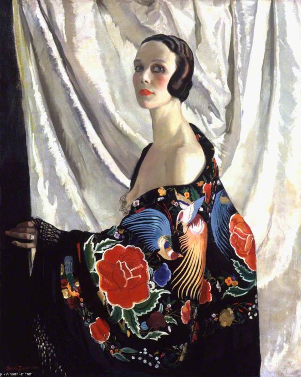 Order Oil Painting Replica Doris Clare Zinkeisen, 1929 by Doris Clare Zinkeisen (Inspired By) (1898-1991, Scotland) | ArtsDot.com