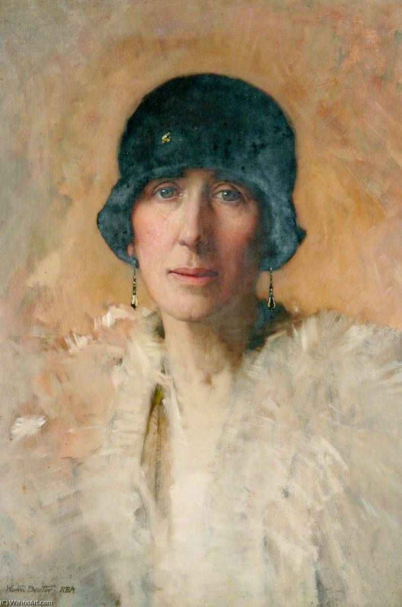 Helen Dexter, the Artist`s Wife, 1925 by Walter Dexter (1876-1958) Walter Dexter | ArtsDot.com
