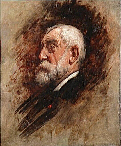 Buy Museum Art Reproductions Portrait de Henri Harpignies by Léon Joseph Florentin Bonnat (1833-1922) | ArtsDot.com