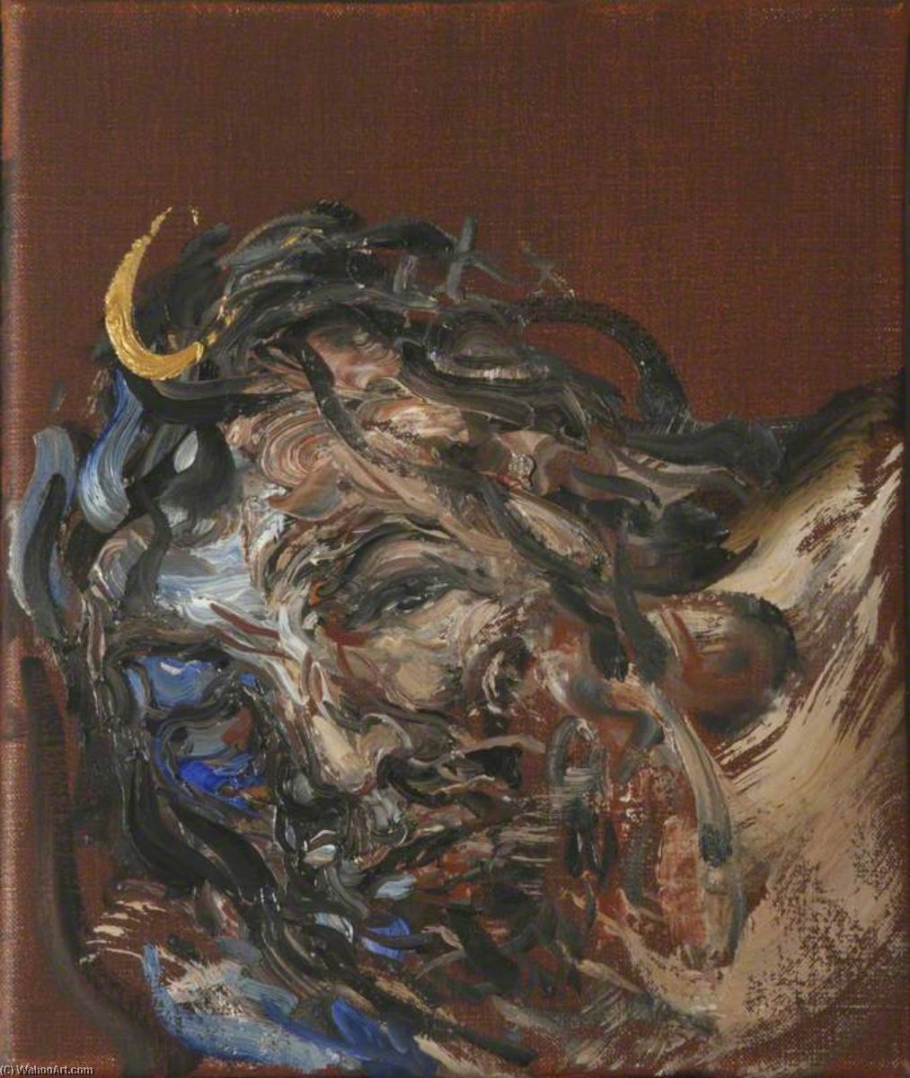 Head of Christ at the Moment of Death by Maggi Hambling Maggi Hambling | ArtsDot.com