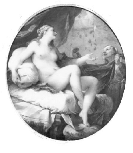 顺序 油畫 Danaé recevant Jupiter métafilosé en pluie d`or (histoire des Dieux) 通过 Charles Joseph Natoire (1700-1777, France) | ArtsDot.com