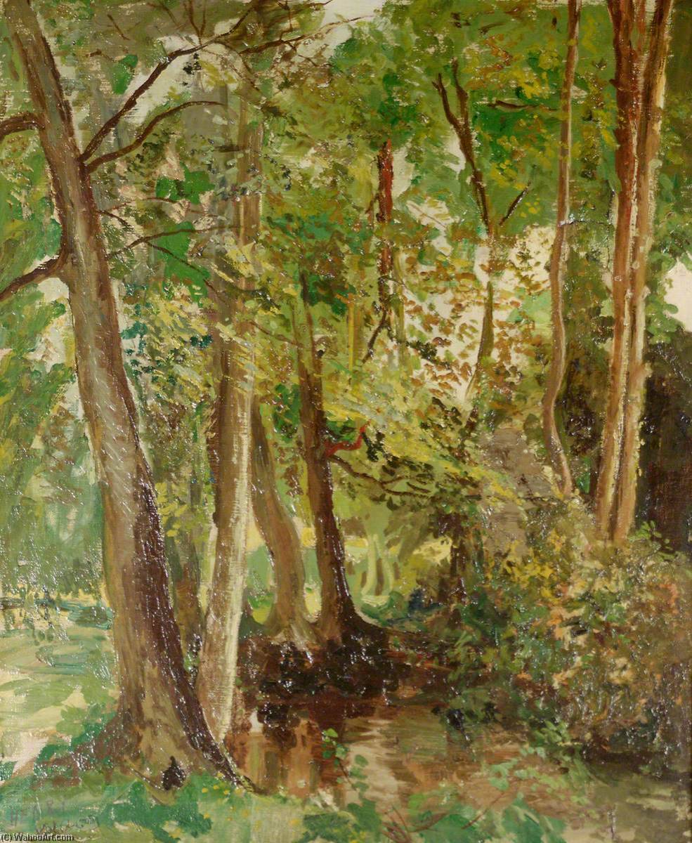 Order Oil Painting Replica Trees, 1933 by Henry Joseph Wood (1869-1944) | ArtsDot.com
