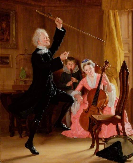 顺序 手工油畫 The Power of 音乐....., 1823 通过 Thomas Sword Good (1789-1872) | ArtsDot.com