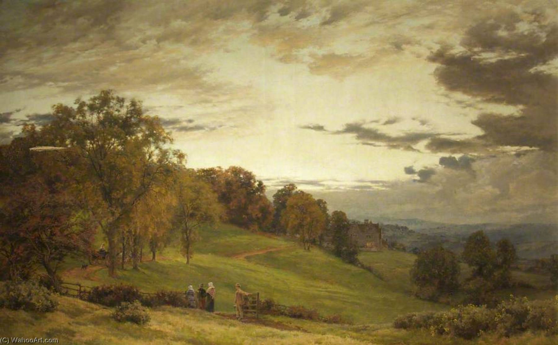 顺序 藝術再現 The Manor Park, 1900 通过 Alfred William Parsons (1847-1920) | ArtsDot.com