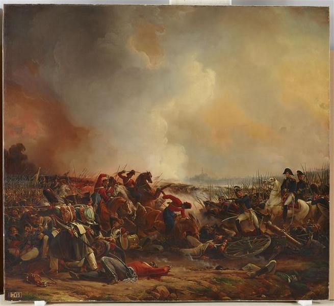 Order Paintings Reproductions Combat de Polotsk, 18 août 1812 by Jean Charles Langlois (1789-1870) | ArtsDot.com