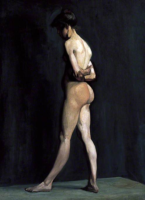 Buy Museum Art Reproductions Female Figure Standing, 1901 by Albert Rutherston (Inspired By) (1881-1953) | ArtsDot.com