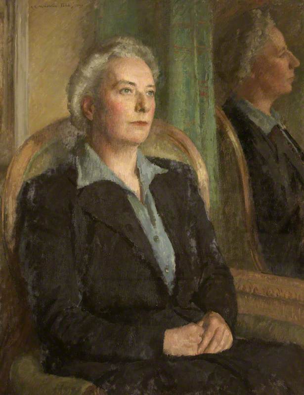 顺序 畫複製 G. E. Whitaker女士,秘书(1917-1957年), 1949 通过 Arthur Ralph Middleton Todd (灵感来自) (1891-1966, United Kingdom) | ArtsDot.com