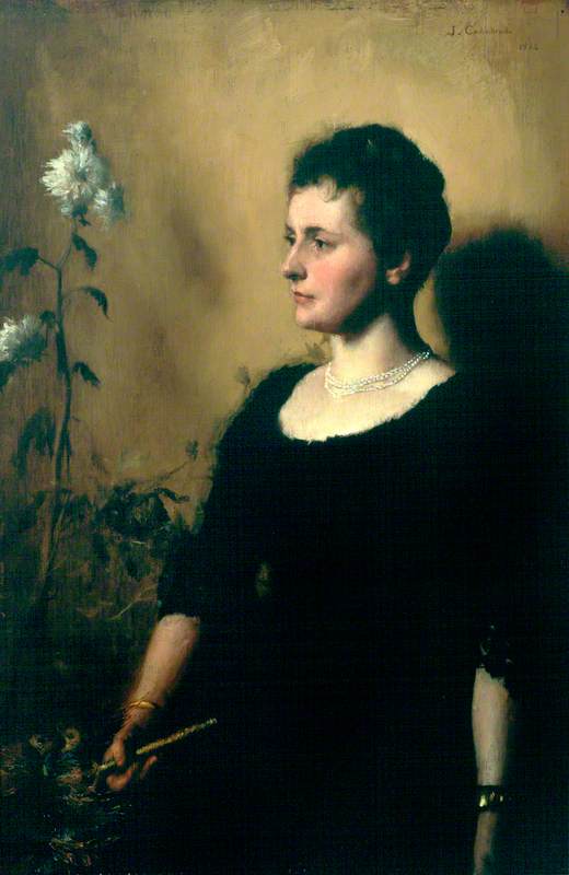 Order Oil Painting Replica Mary Livesey Forbes, 1884 by James Cadenhead (1858-1927) | ArtsDot.com