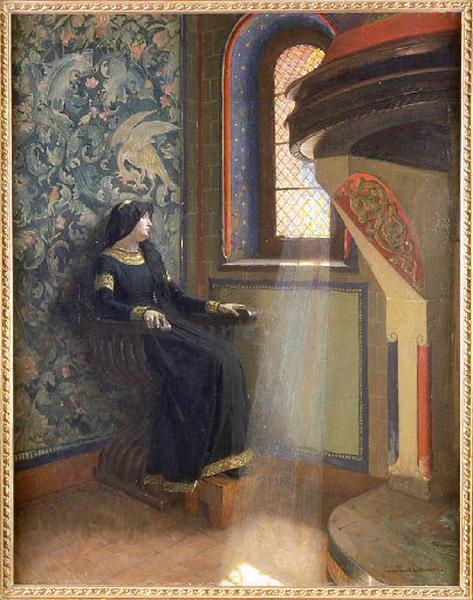 Ordem Gravura De Qualidade De Museu La solitude por Jean-Paul Laurens (1838-1921, France) | ArtsDot.com