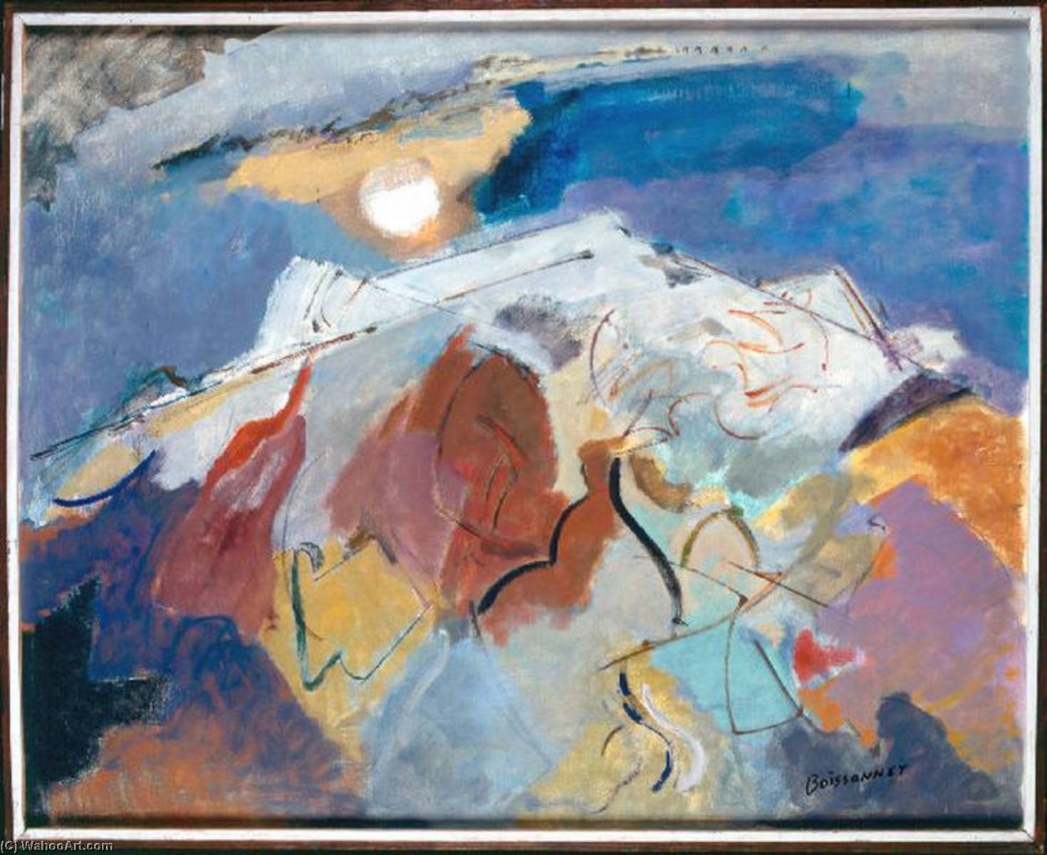 Paysage n 4 by Boissonnet Edmond (1906-1995) Boissonnet Edmond | ArtsDot.com