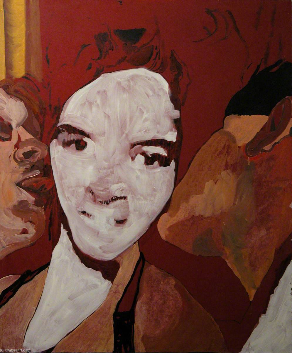 Untitled (Face), 1994 by Chantal Joffe Chantal Joffe | ArtsDot.com