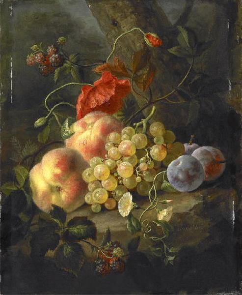 Order Artwork Replica Nature morte aux fruits by Moïse Jacobber (1786-1864) | ArtsDot.com
