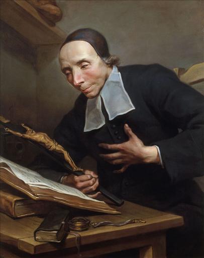 Ordinare Riproduzioni Di Quadri L`Abbé Tournus (1672 1733) en prière di Jean Bernard Restout (1732-1797) | ArtsDot.com