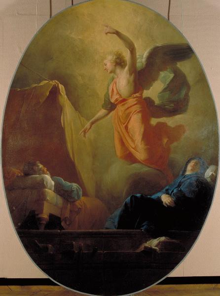 Order Oil Painting Replica Songe de saint Joseph by Pierre Subleyras (1699-1749, France) | ArtsDot.com
