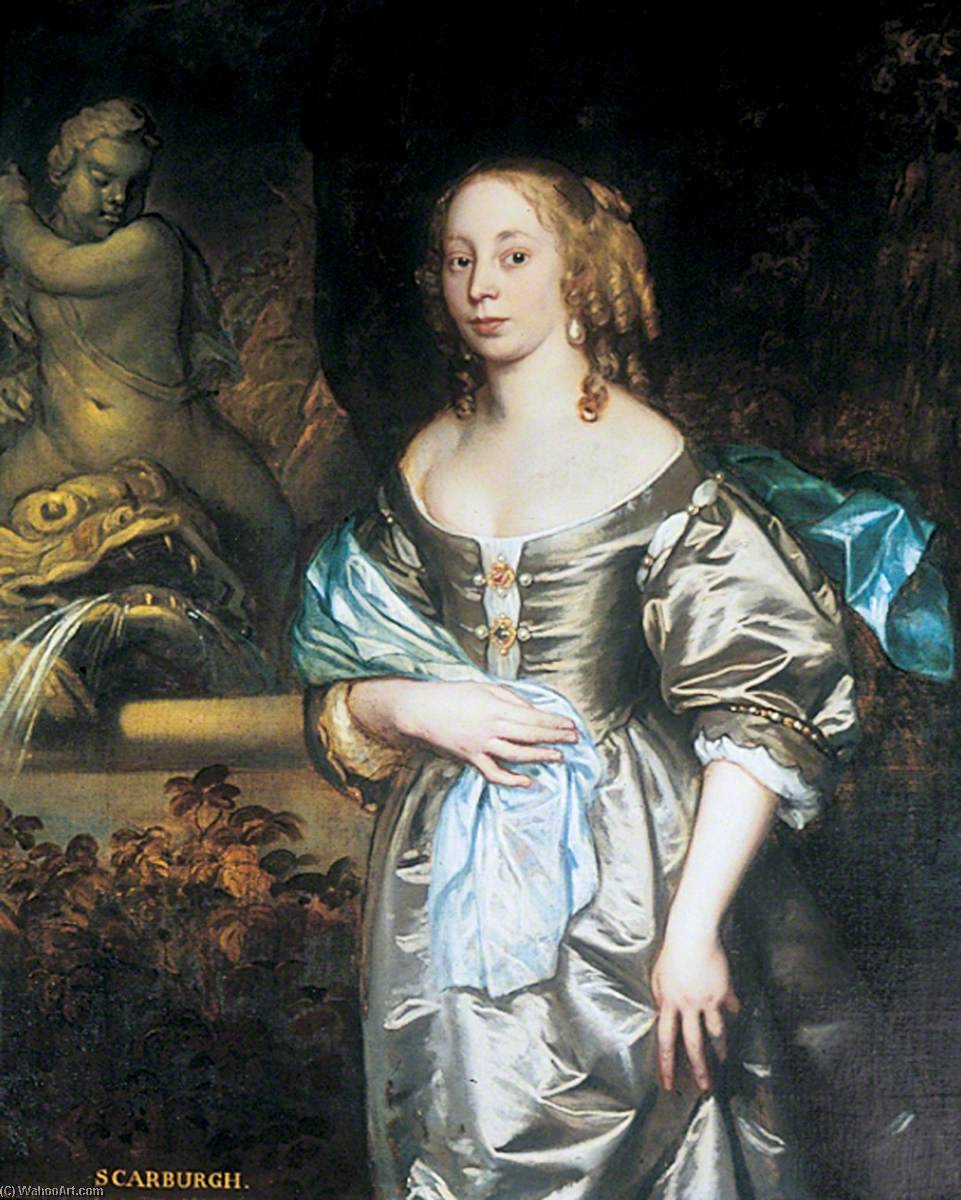 Compra Riproduzioni D'arte Del Museo Mary, moglie di Sir Charles Scarburgh di John Hayls (1600-1679) | ArtsDot.com