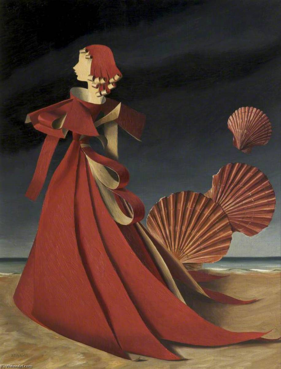 Buy Museum Art Reproductions Variation on Red, 1949 by Marion Elizabeth Adnams (Inspired By) (1898-1995) | ArtsDot.com