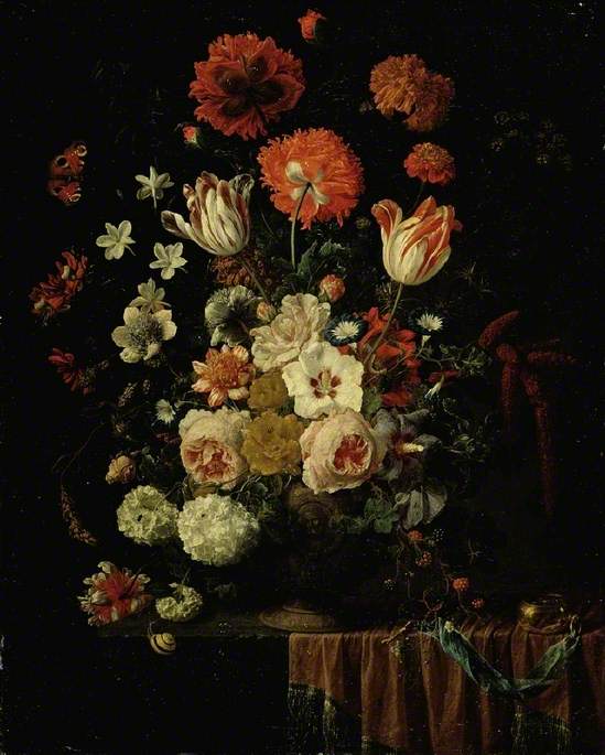 Buy Museum Art Reproductions A Vase of Flowers, 1673 by Nicolaes Van Verendael (1640-1691) | ArtsDot.com