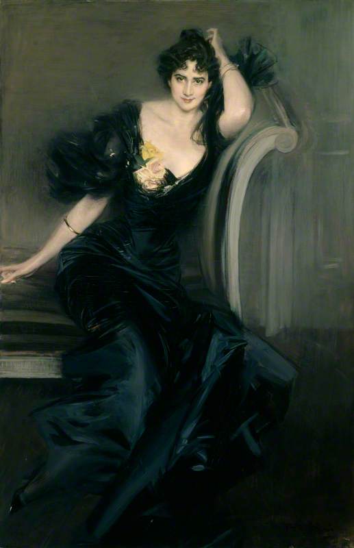 Order Artwork Replica Gertrude Elizabeth, née Blood, Lady Colin Campbell, 1897 by Giovanni Boldini (1842-1931, Italy) | ArtsDot.com