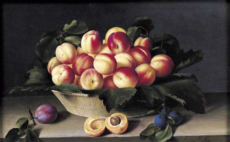 Order Art Reproductions Nature morte aux abricots fruits by Louise Moillon (1610-1696, France) | ArtsDot.com
