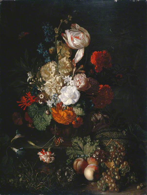 Buy Museum Art Reproductions Still Life Flowers and Fruit, 1720 by Jan Van Huysum (1682-1749, Netherlands) | ArtsDot.com