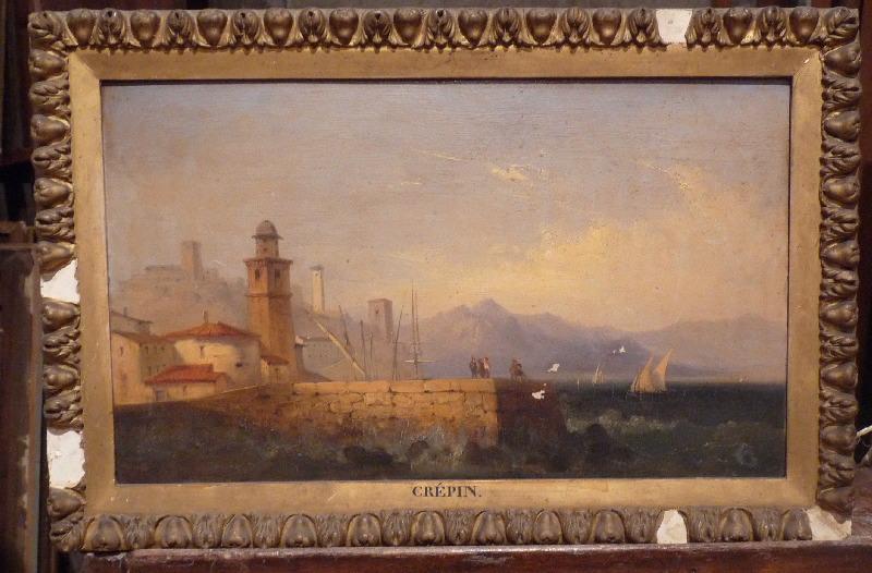 Order Artwork Replica Un port italien by Louis Philippe Crepin (1772-1851) | ArtsDot.com