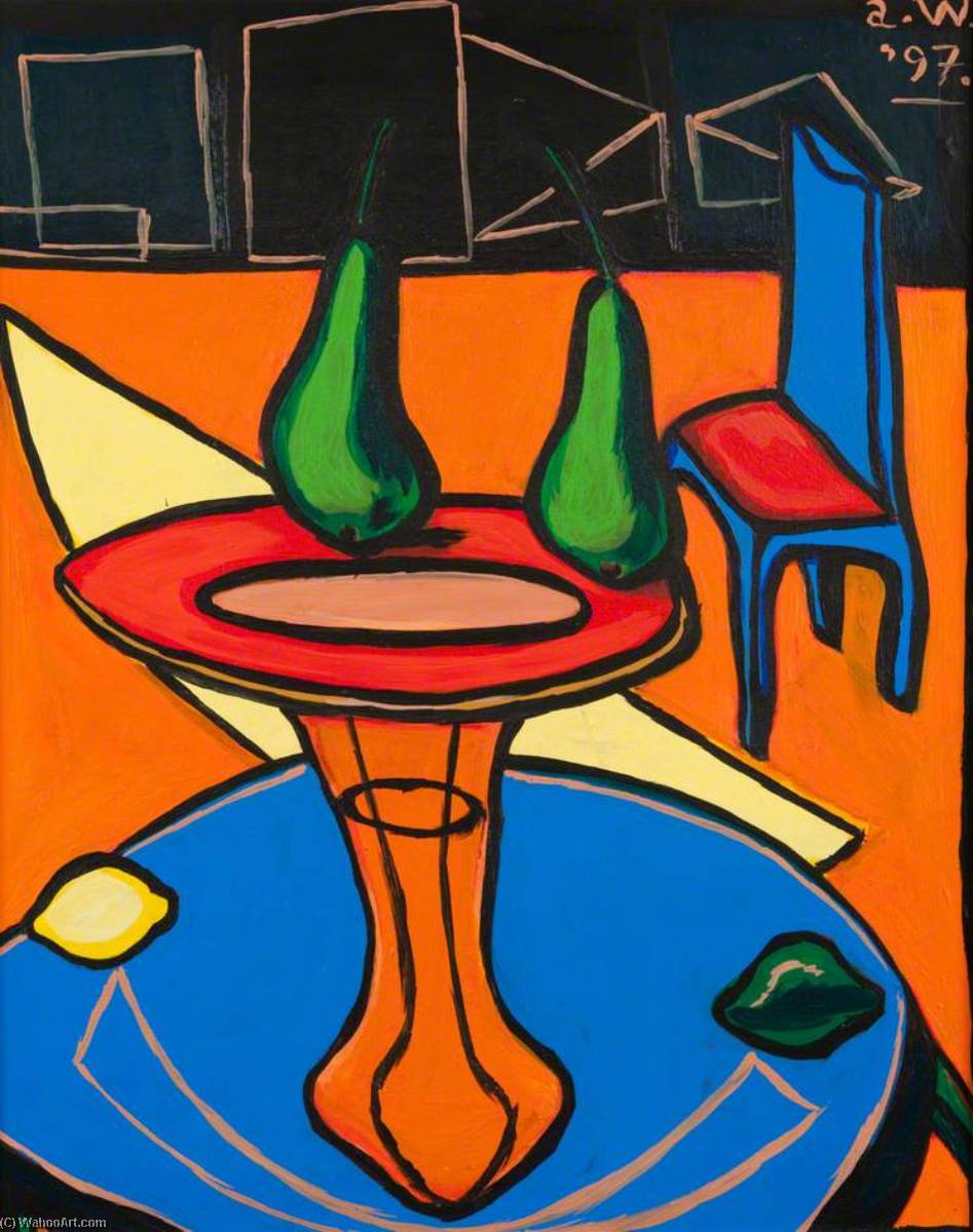 Fruit on a Slice of Lemon, 1997 by Adrian Wiszniewski Adrian Wiszniewski | ArtsDot.com