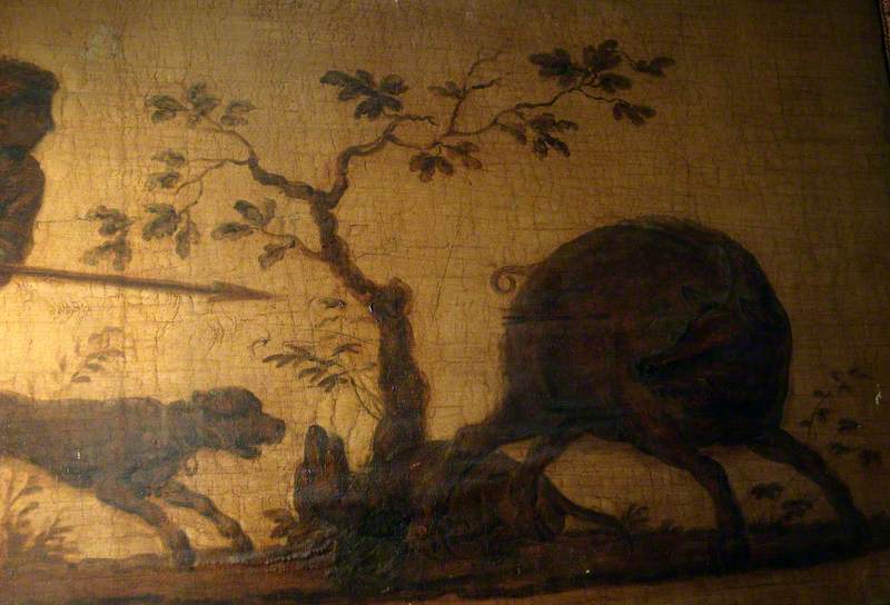 Order Oil Painting Replica The Boar Hunt by Piat Joseph Sauvage (1744-1818, Belgium) | ArtsDot.com