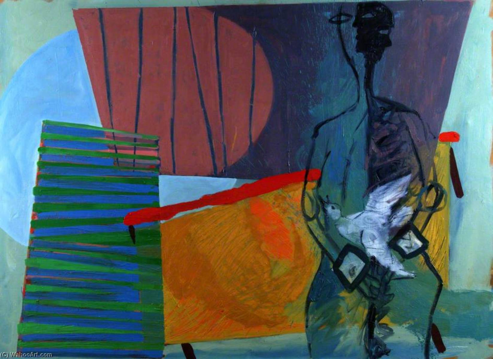 Mago y Ave, 1991 de Stephen Powell Stephen Powell | ArtsDot.com