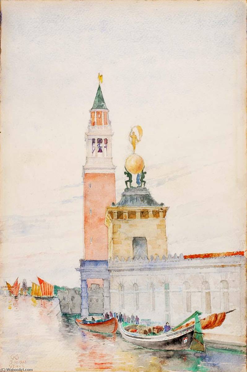 Order Artwork Replica Venice, 1933 by Cass Gilbert (1859-1934) | ArtsDot.com