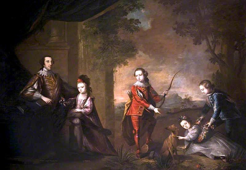 Order Art Reproductions The Molyneux Family of Castledillon, County Armagh, 1758 by John Astley (1724-1787) | ArtsDot.com