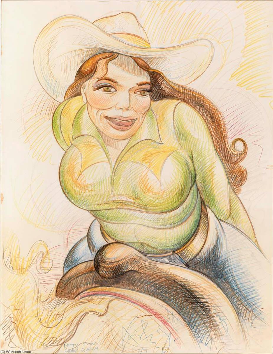 Patty Ann Rodeo Queen, 1971 by Luis Jiménez (1940-2006, United States) Luis Jiménez | ArtsDot.com