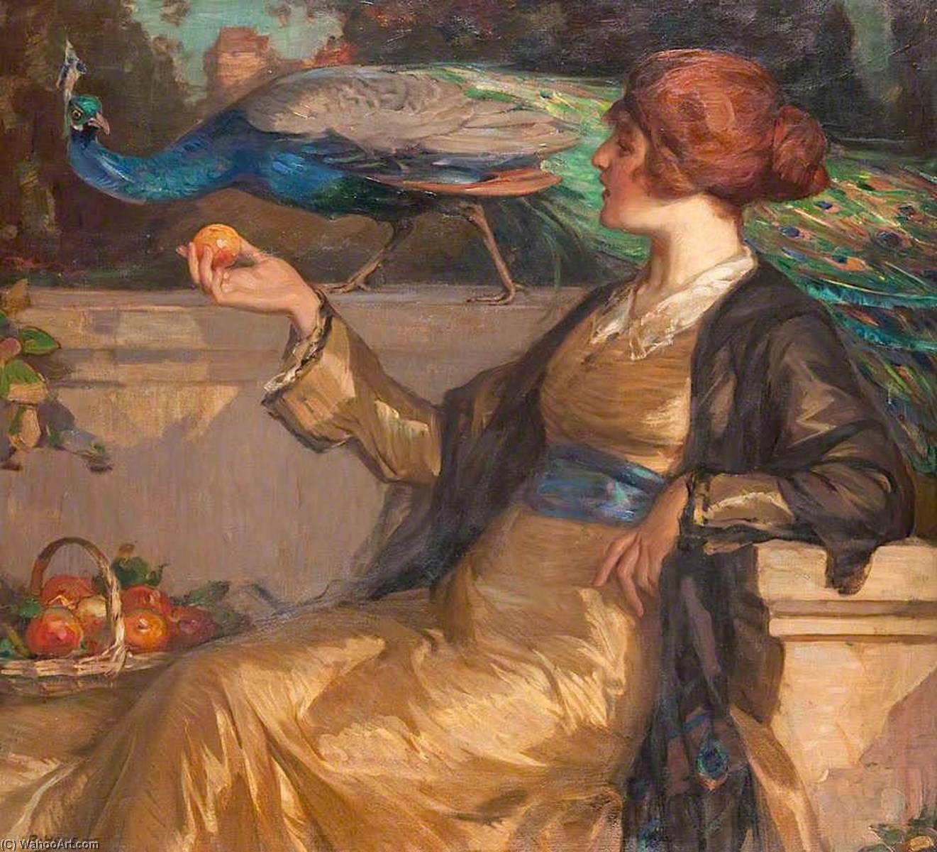 Order Oil Painting Replica The Golden Apple by Robert Hope (1869-1936) | ArtsDot.com