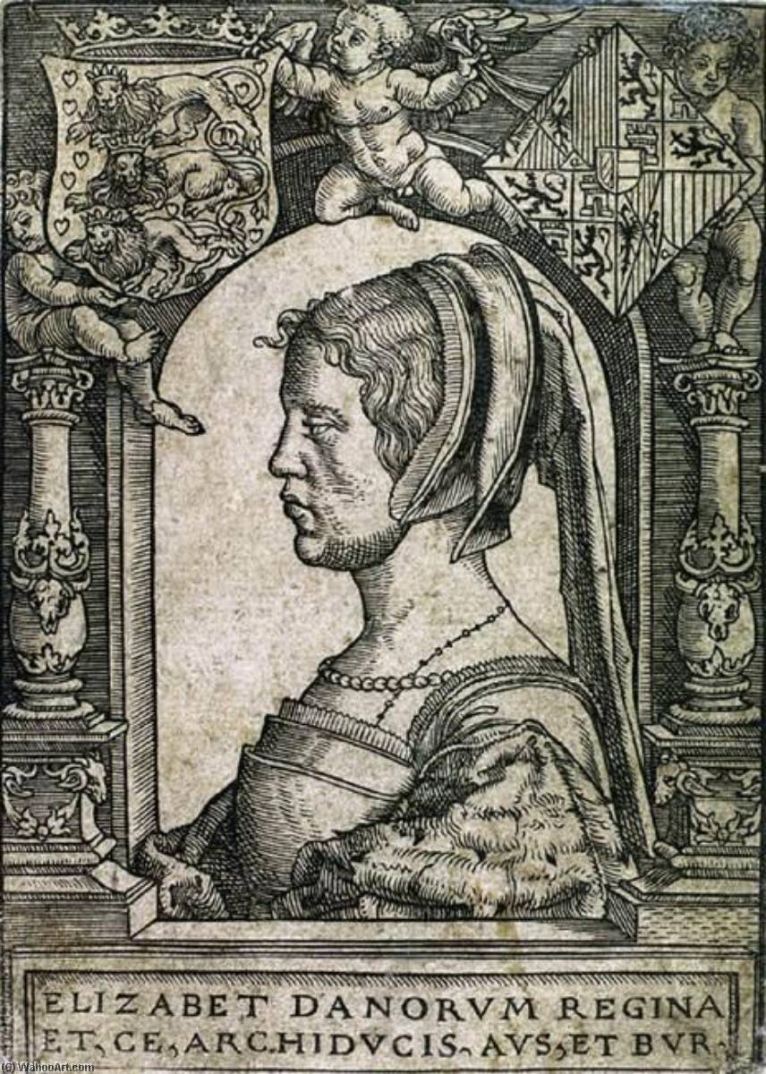 Order Art Reproductions Queen Isabella of Austria by Jan Gossart (1478-1532) | ArtsDot.com