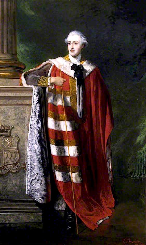 Order Art Reproductions George, 4th Duke of Manchester, 1885 by Louis William Desanges | ArtsDot.com