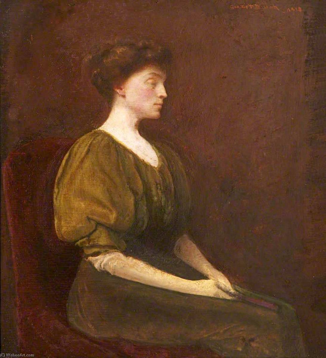 Order Art Reproductions Mrs Fiske Warren, née Osgood, 1913 by George De Forest Brush (1855-1941) | ArtsDot.com