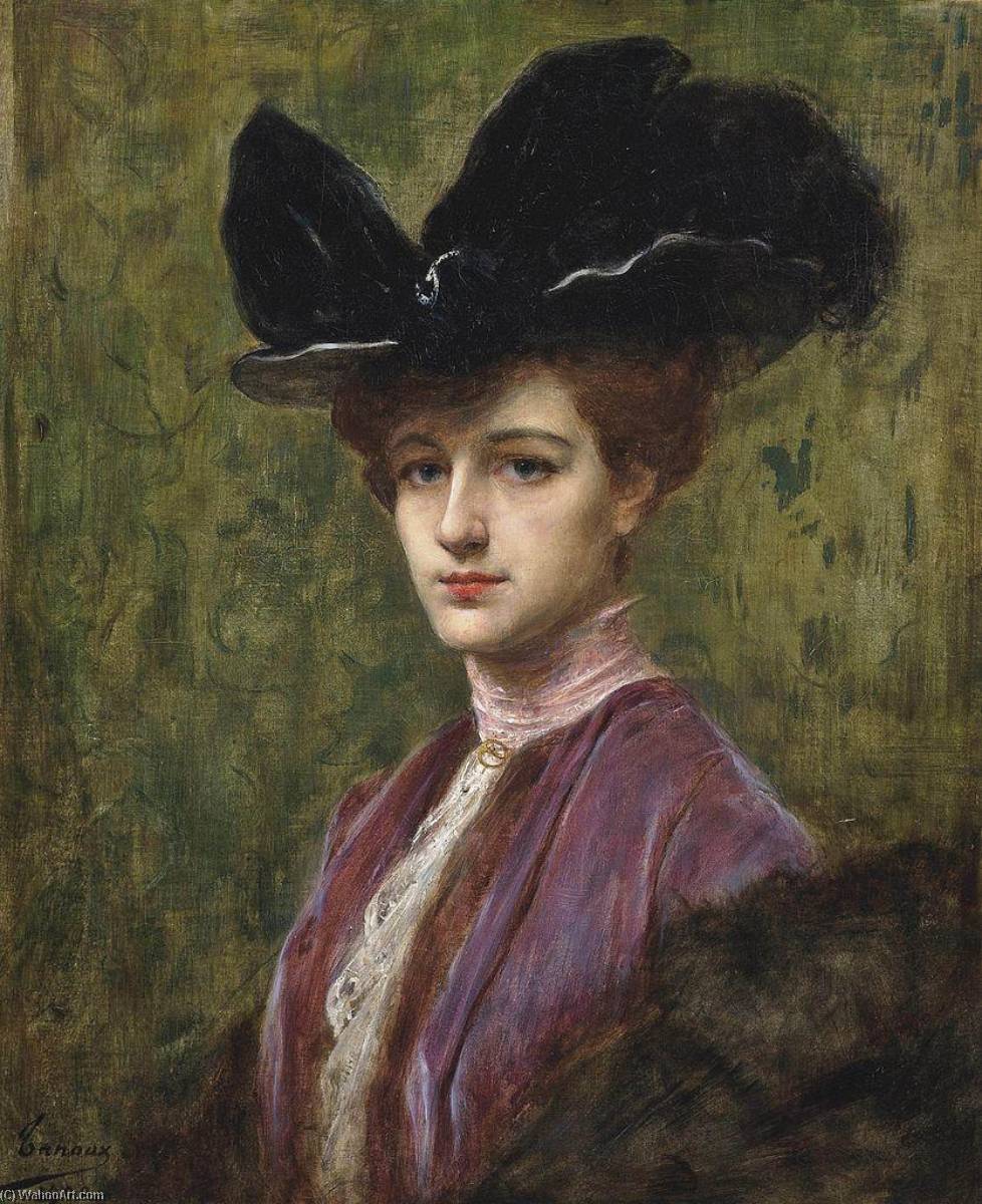 Order Art Reproductions Elegant lady, 1900 by Henri Adrien Tanoux (1865-1923) | ArtsDot.com