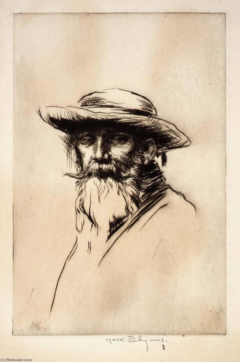 Order Artwork Replica Head of an Old Man, 1918 by Kerr Eby (1889-1946) | ArtsDot.com