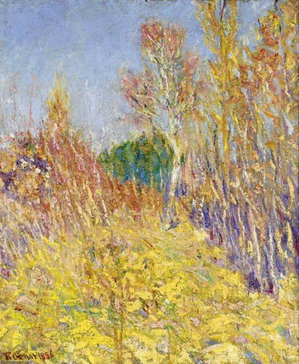 Order Oil Painting Replica The Group of Poplars, Sun Effect, 1886 by Roderic O'connor (1860-1940) | ArtsDot.com