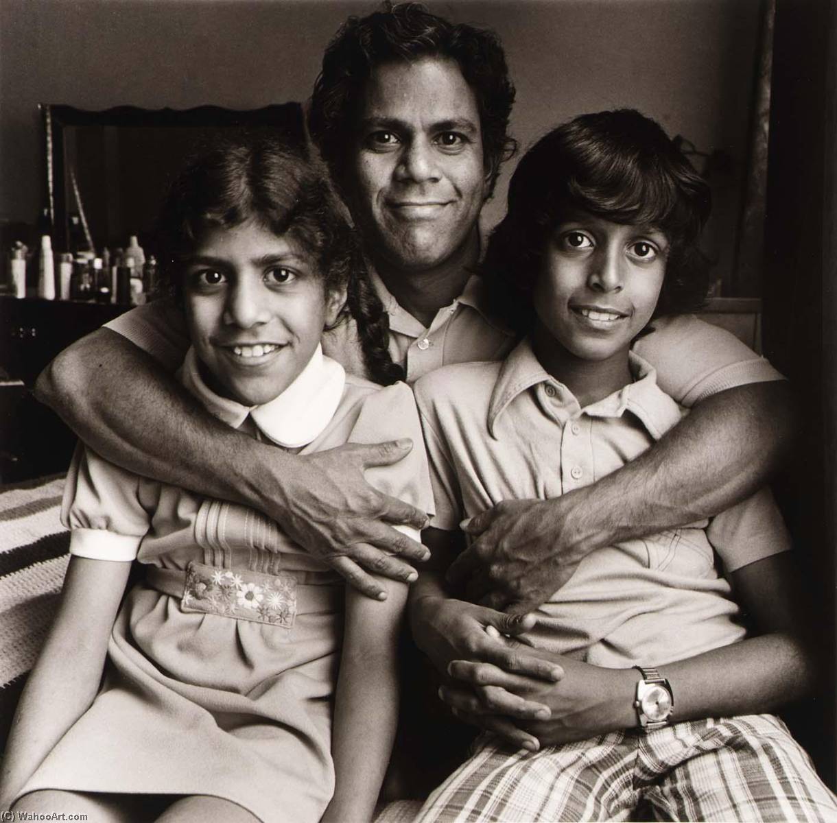 Murty, Ananta, and Santhi Hejeebu, from the East Baltimore Documentary Survey Project, 1979 by Linda Rich Linda Rich | ArtsDot.com