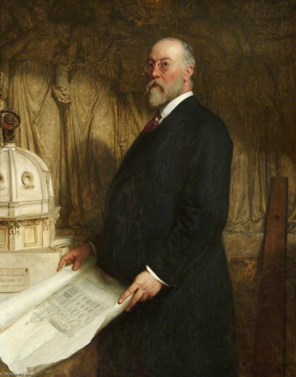 Ordinare Riproduzioni Di Quadri John Belcher, 1906 di Francis Bernard (Frank) Dicksee | ArtsDot.com