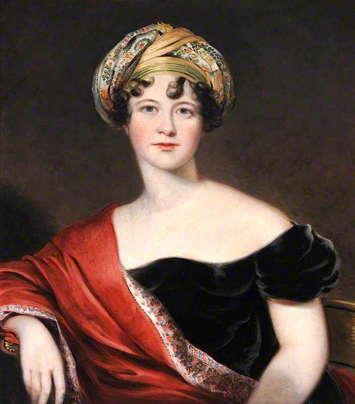 Order Paintings Reproductions Lady Harriet Cavendish, Countess Granville, 1810 by Thomas Barber (1771-1843) | ArtsDot.com