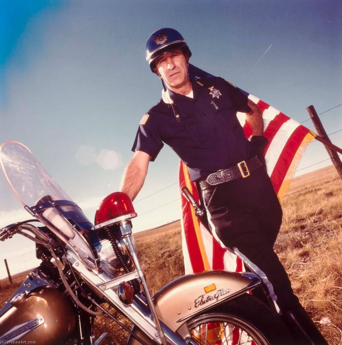 Cheyenne Chief of Police, from the Wyoming Documentary Survey Project, 1979 by Penny Diane Wolin Penny Diane Wolin | ArtsDot.com