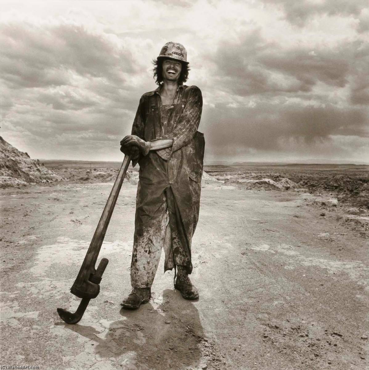 Oil Field Roughneck, from the Wyoming Documentary Survey Project, 1979 by Penny Diane Wolin Penny Diane Wolin | ArtsDot.com