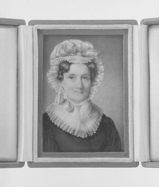 Order Art Reproductions Mrs. George Burroughs (Mary Fullerton), 1825 by Anson Dickinson (1779-1852) | ArtsDot.com